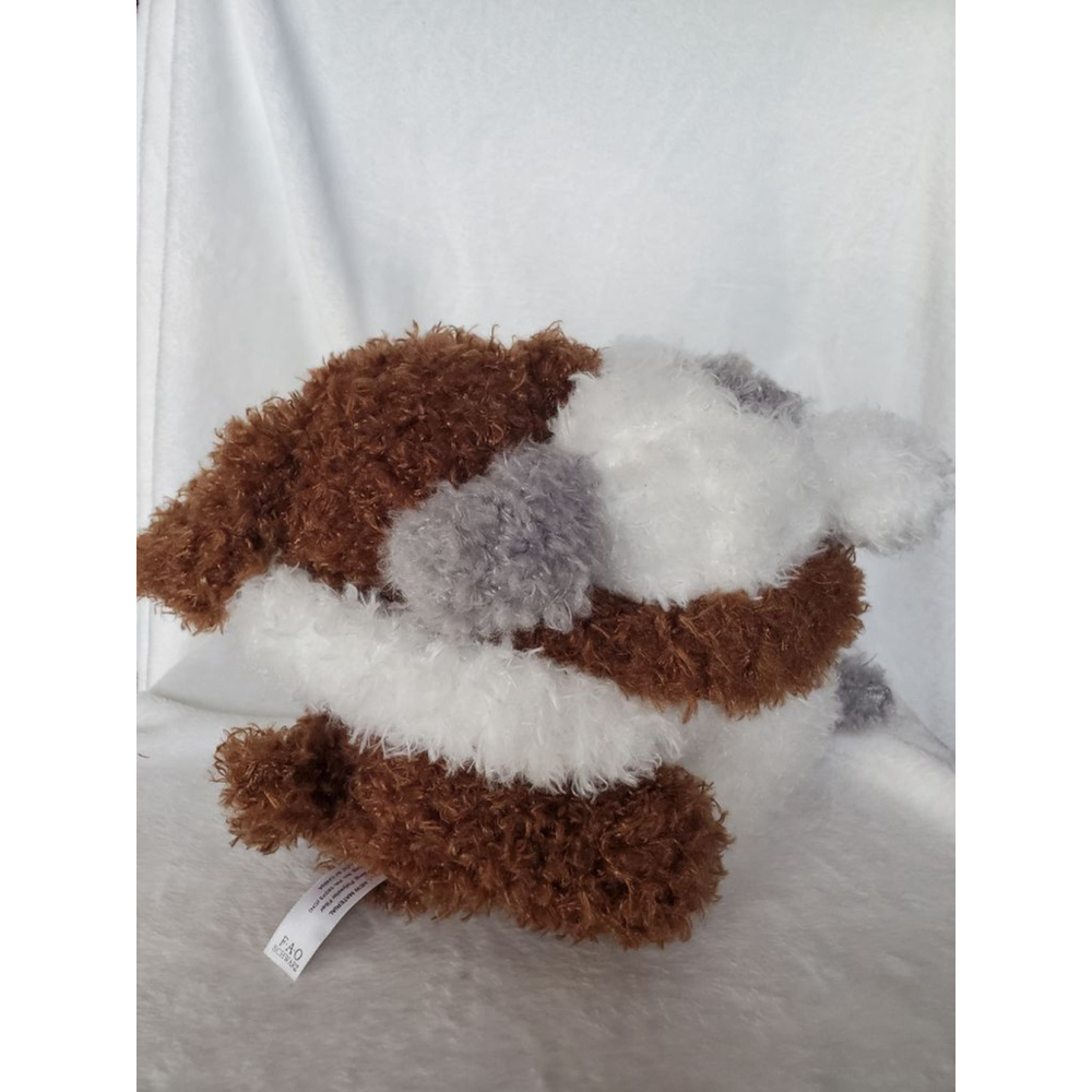 BFF puppies! Brown White Grey Plush Hugging Stuff Animals - Picture 8 of 12